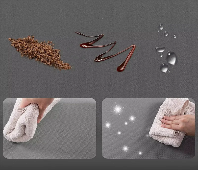 Tapis de Cuisine Antifatigue Imperméable Antidérapant