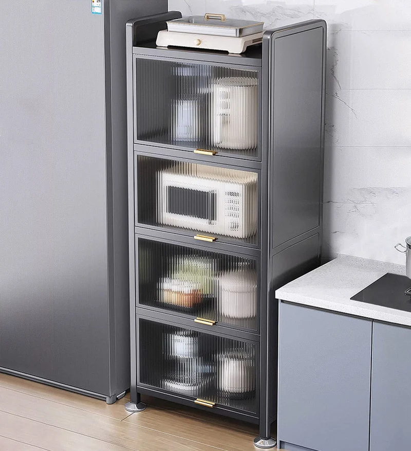 Joybos® 5 Niveaux Rangement de Cuisine Étroite en Métal F85