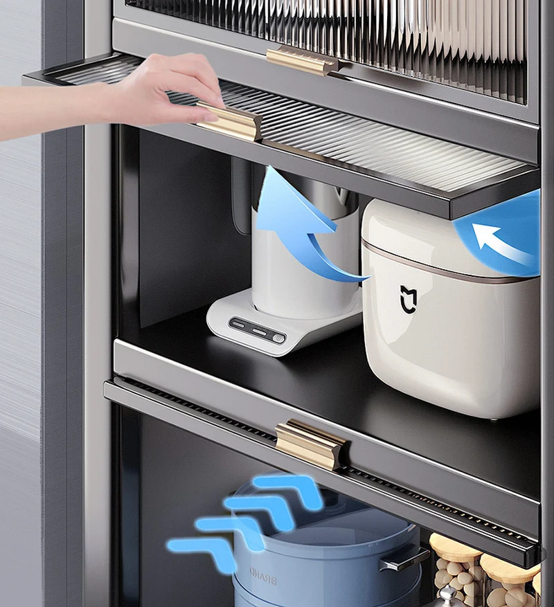 Joybos® 5 Niveaux Rangement de Cuisine Étroite en Métal F85