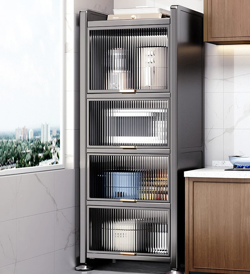 Joybos® 5 Niveaux Rangement de Cuisine Étroite en Métal F85