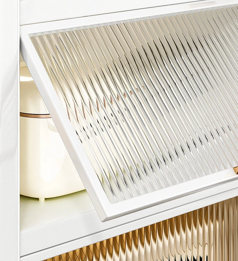 Joybos® Armoire de Rangement de Cuisine en Métal Multifonction Étroite F237