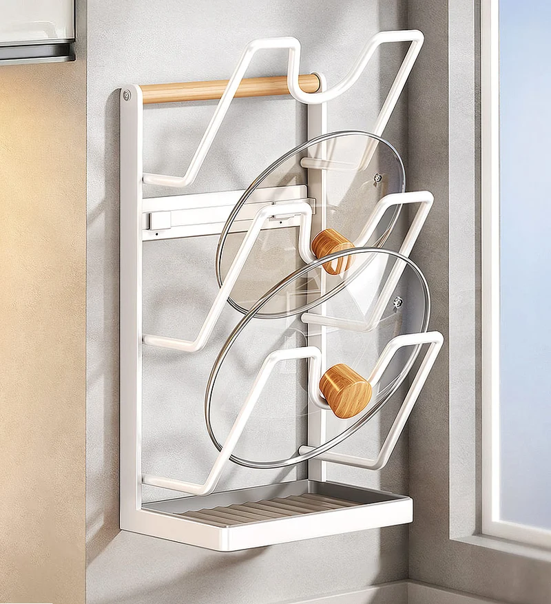 Joybos® Range-couvercles mural sans perçage avec égouttoir F272