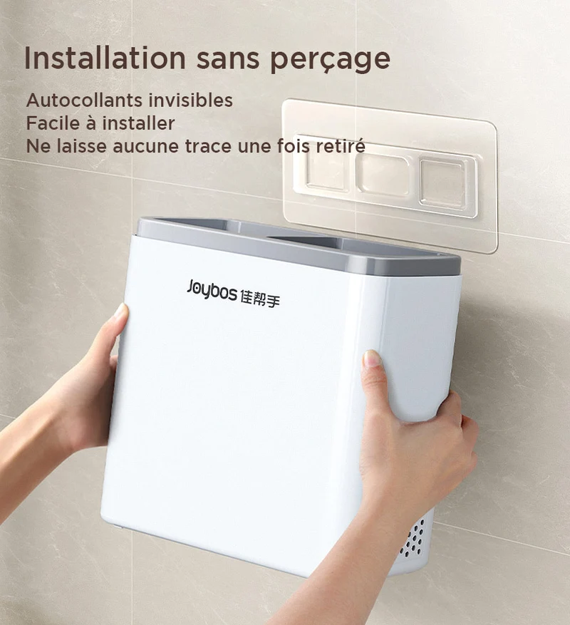 Joybos® Organisateur de Couverts Comptoir Antipoussière avec Trou de Drainage Z118