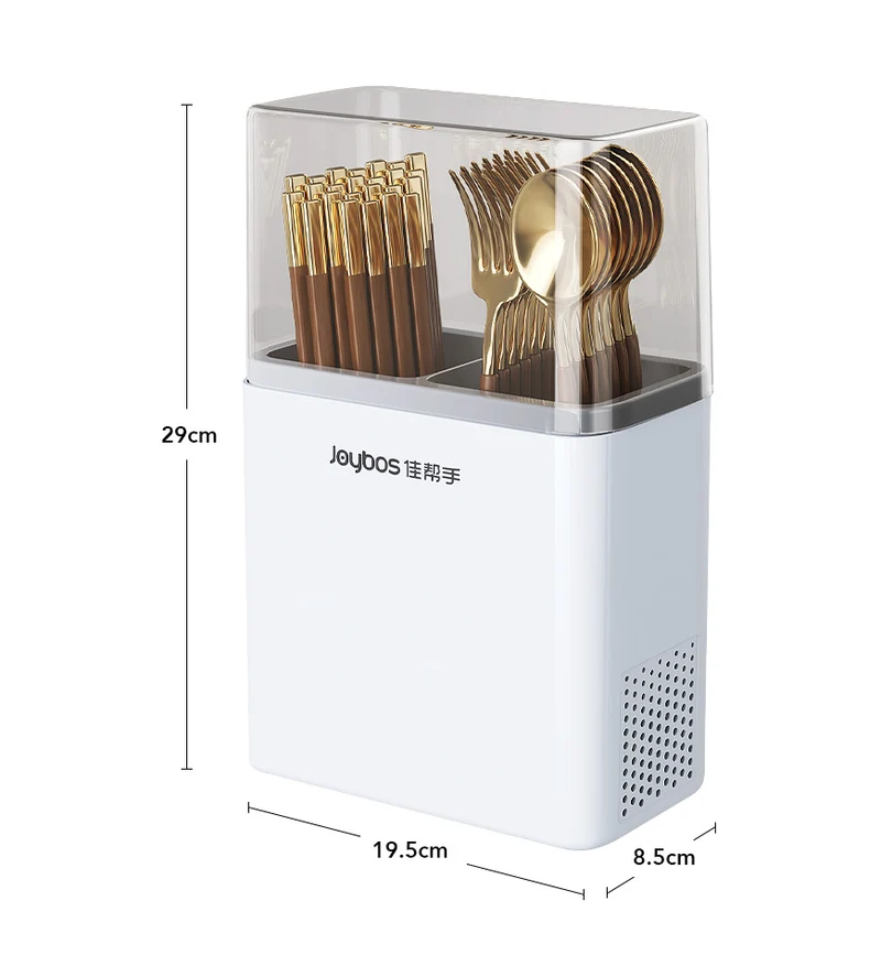 Joybos® Organisateur de Couverts Comptoir Antipoussière avec Trou de Drainage Z118