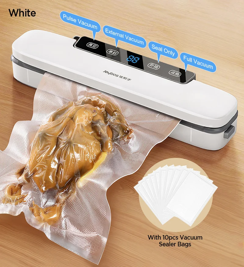 Joybos® Système de mise sous vide , modes sec/humide, machine de scellage automatique (avec 10 sacs) F268