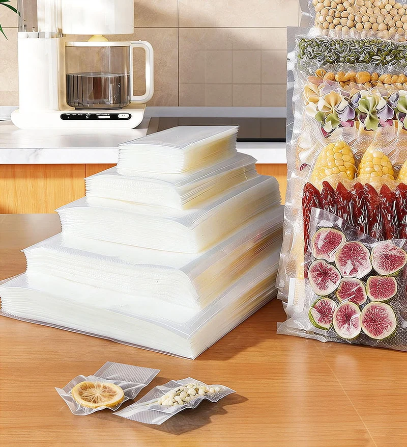Joybos® Sachets de mise sous vide (50 pièces) pour la conservation des aliments et la préparation des repas F269