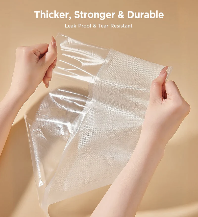 Joybos® Sachets de mise sous vide (50 pièces) pour la conservation des aliments et la préparation des repas F269