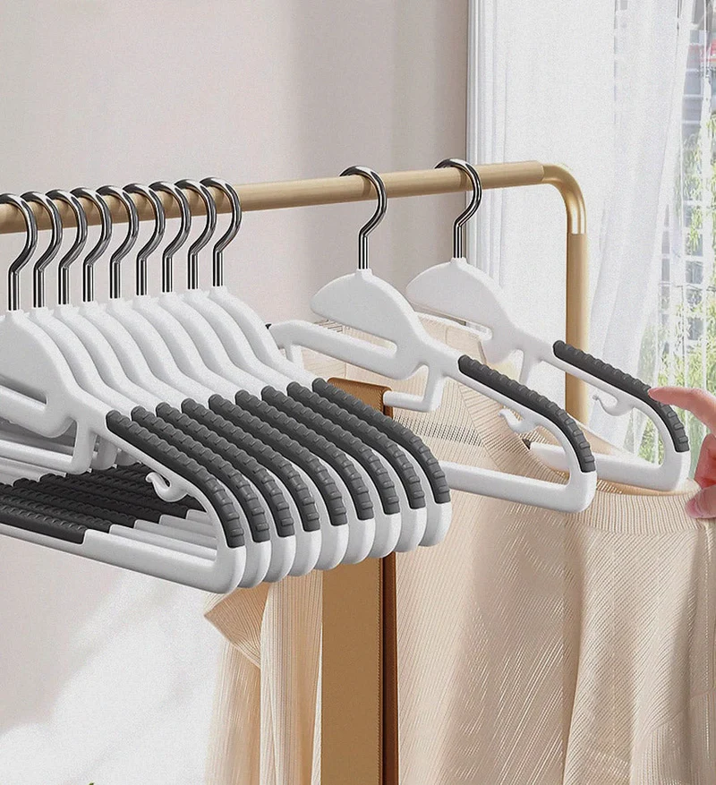 Joybos® Lot de 20 Cintres en Plastique avec Design Antidérapant F22