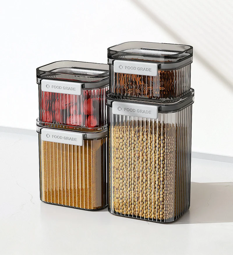 Joybos® Lot de 3 bocaux de cuisine hermétiques F264