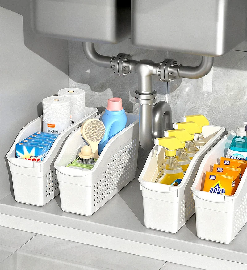 Joybos® Organisateurs de placards de cuisine coulissants avec roulettes F263