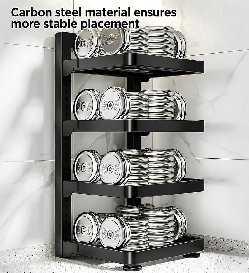 Joybos® Étagère de rangement multi-niveaux pour la maison, support de rangement pour casseroles sous évier F260