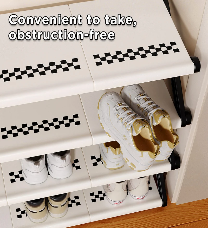Joybos® Étagère à chaussures pliable simple de grande capacité F253