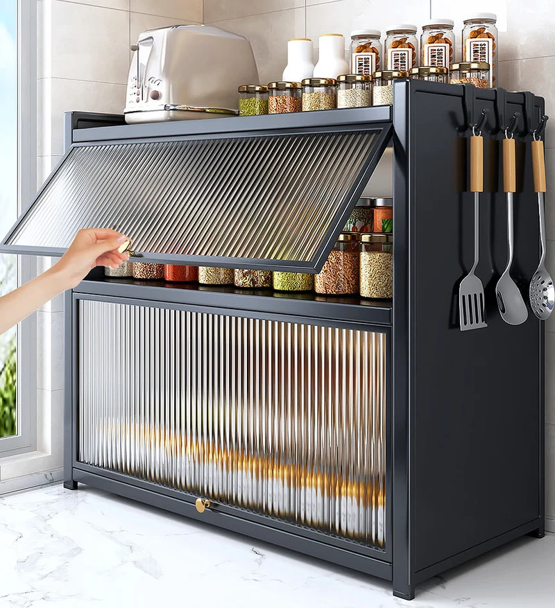 Joybos® Étagère de Cuisine à 3 Niveaux pour Plans de Travail, Adaptée aux Épices, Plats, Casseroles F241