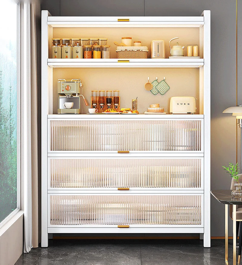 Joybos® Armoire de Rangement de Cuisine Surélevée en Métal F238