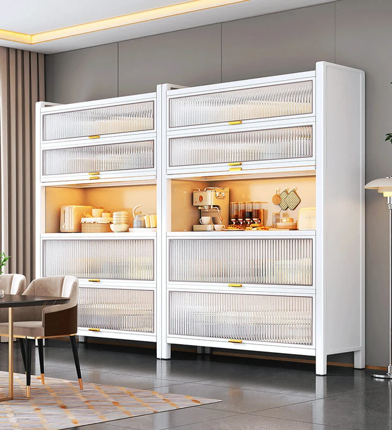 Joybos® Armoire de Rangement de Cuisine Surélevée en Métal F238