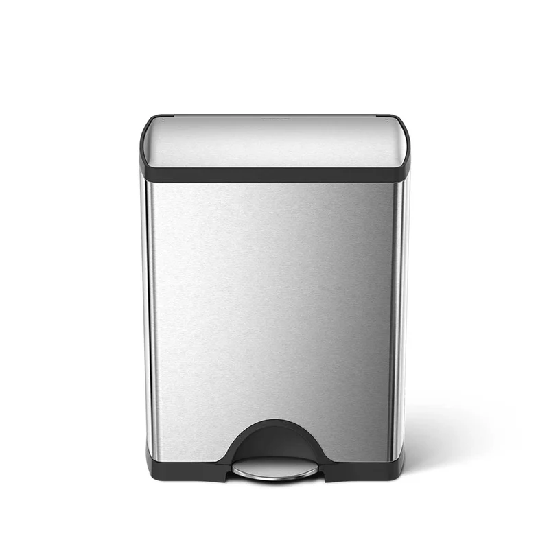 poubelle rectangulaire à pédale 50 L