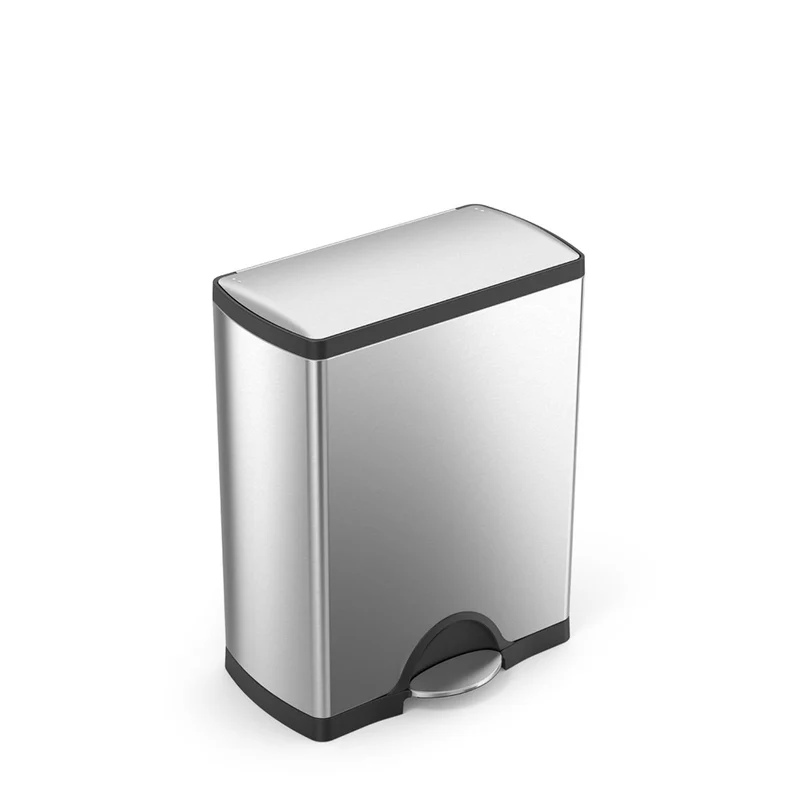 poubelle rectangulaire à pédale 50 L