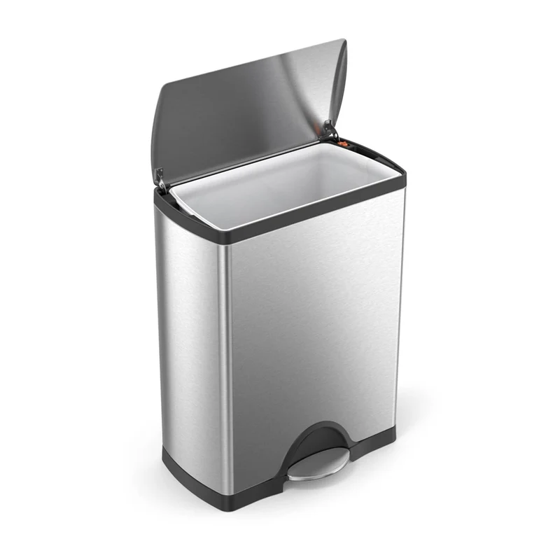 poubelle rectangulaire à pédale 50 L