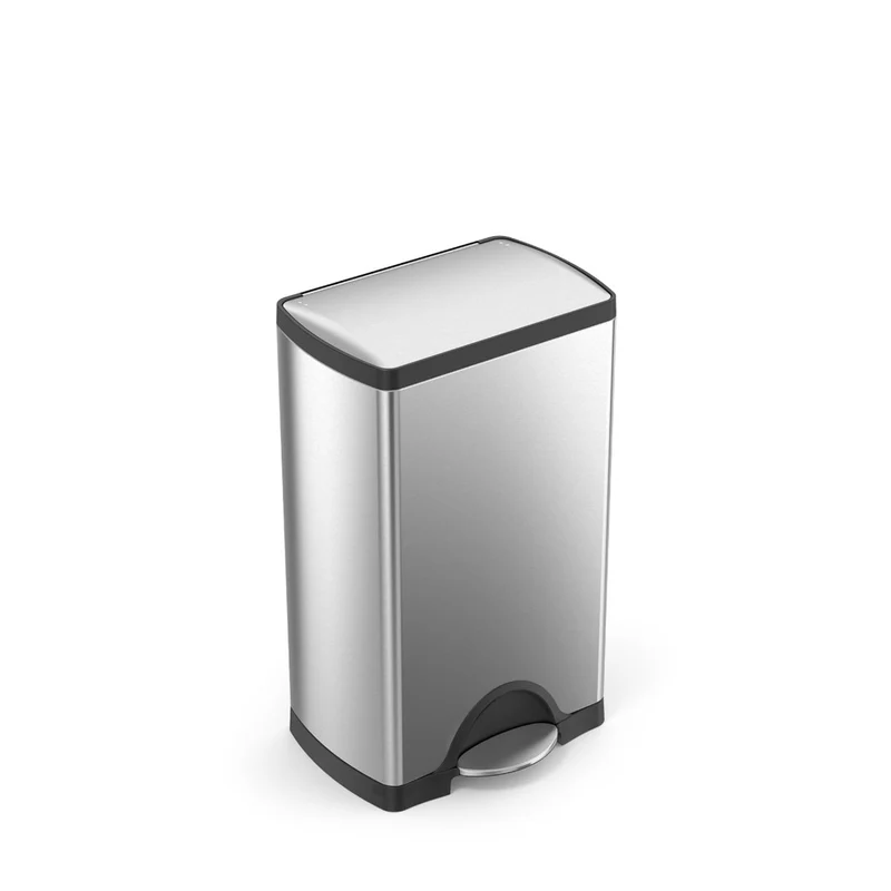 poubelle rectangulaire à pédale 38 L