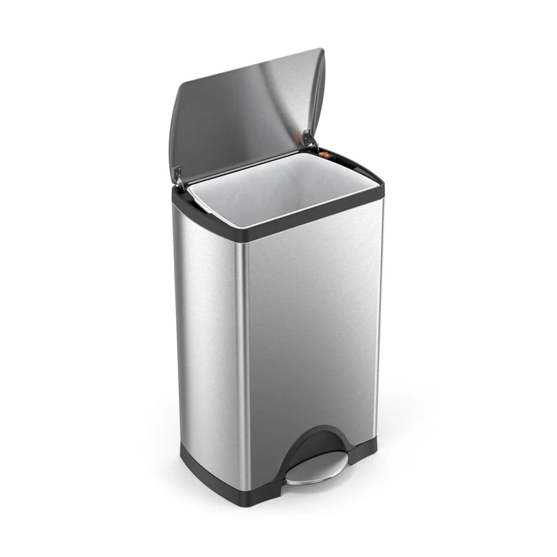 poubelle rectangulaire à pédale 38 L