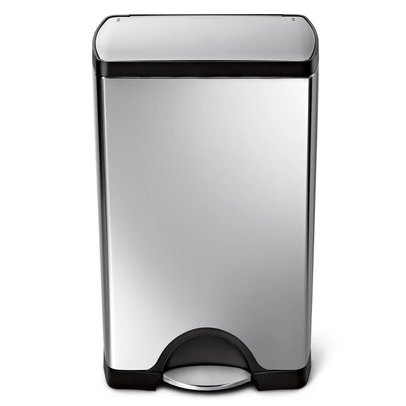 poubelle rectangulaire à pédale 38 L