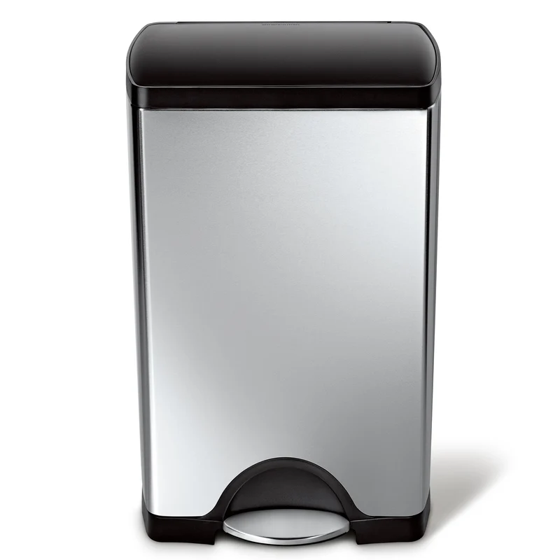 poubelle rectangulaire à pédale 38 L