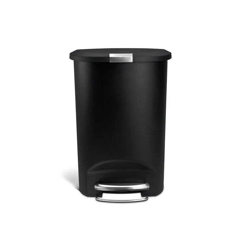 poubelle demi-lune à pédale 50 L
