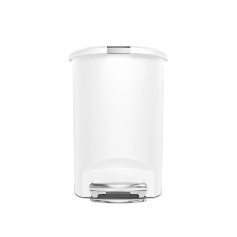 poubelle demi-lune à pédale 50 L