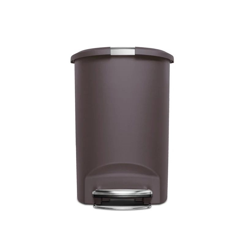 poubelle demi-lune à pédale 50 L