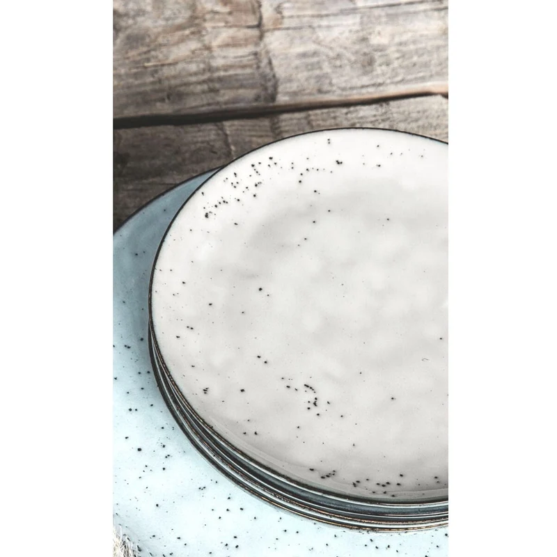 Rustic Cake Plate | Grey/Blue | 20cm