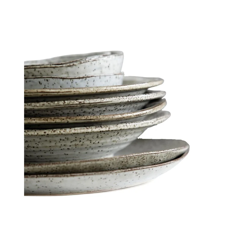 Rustic Cake Plate | Grey/Blue | 20cm