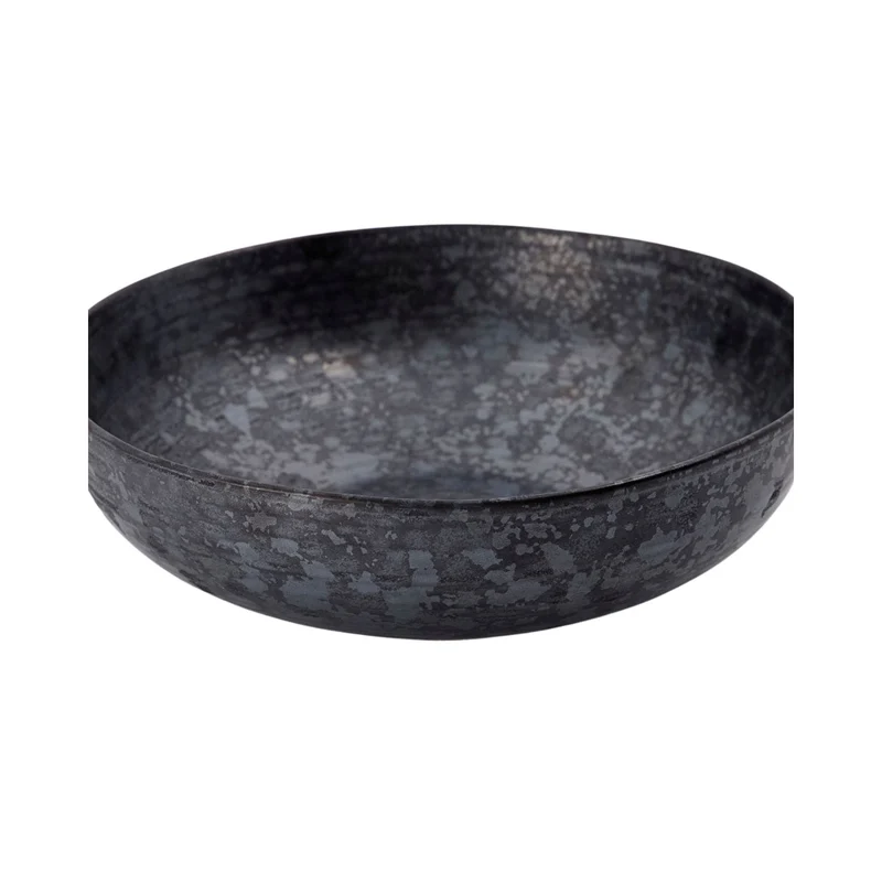 Pion Stoneware Bowl | Black 22x7cm