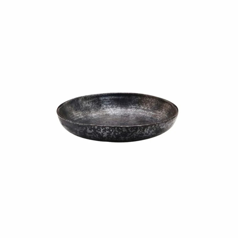 Pion Stoneware Bowl | Black 19x4cm