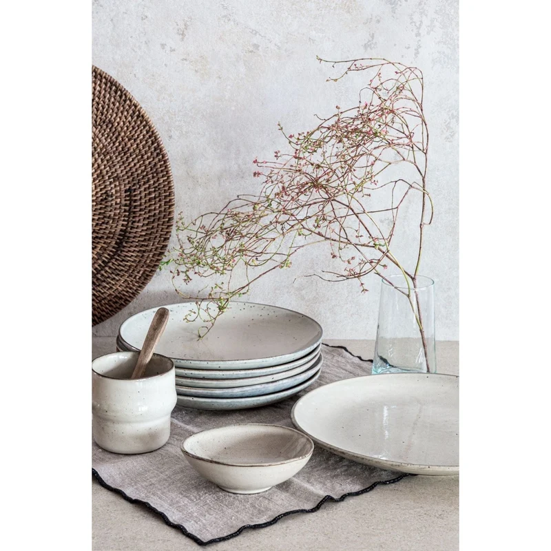 Lake Stoneware Plate | Grey 27x3.5cm