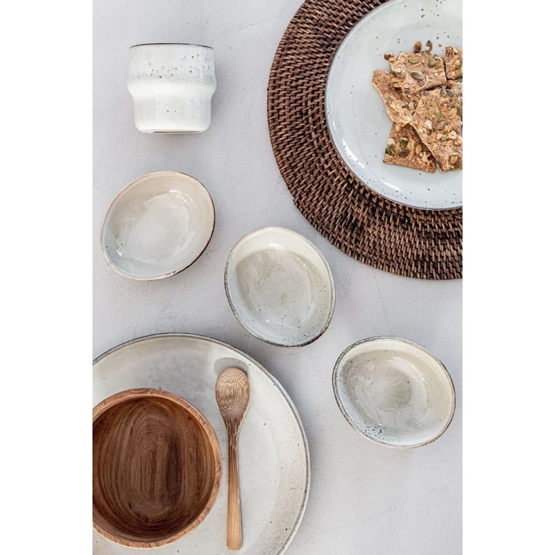 Lake Stoneware Plate | Grey 27x3.5cm