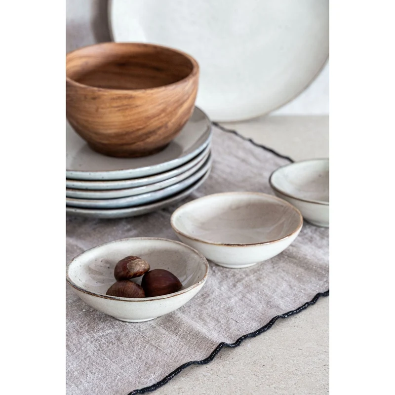 Lake Stoneware Bowl | Grey 12.5x11x4.2cm
