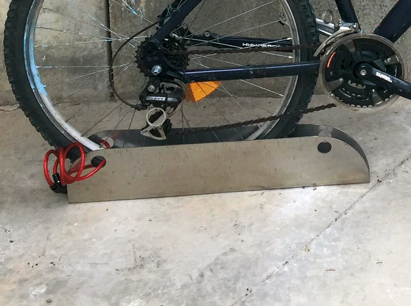 Parking à vélos en acier inoxydable