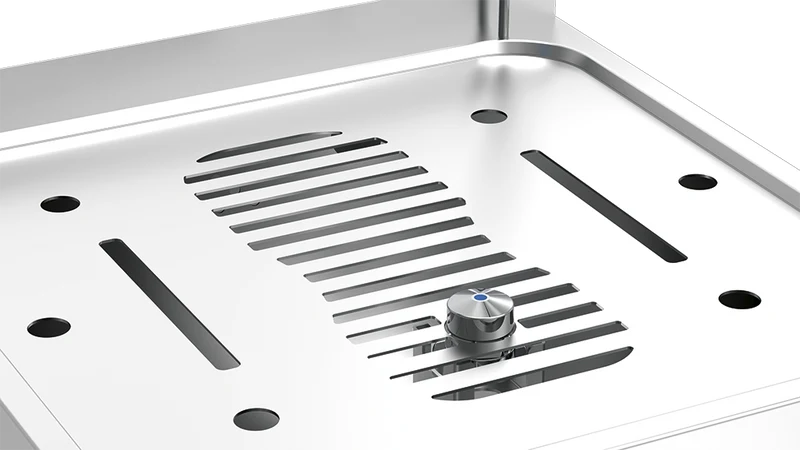 Lave-bottes manuel en acier inoxydable