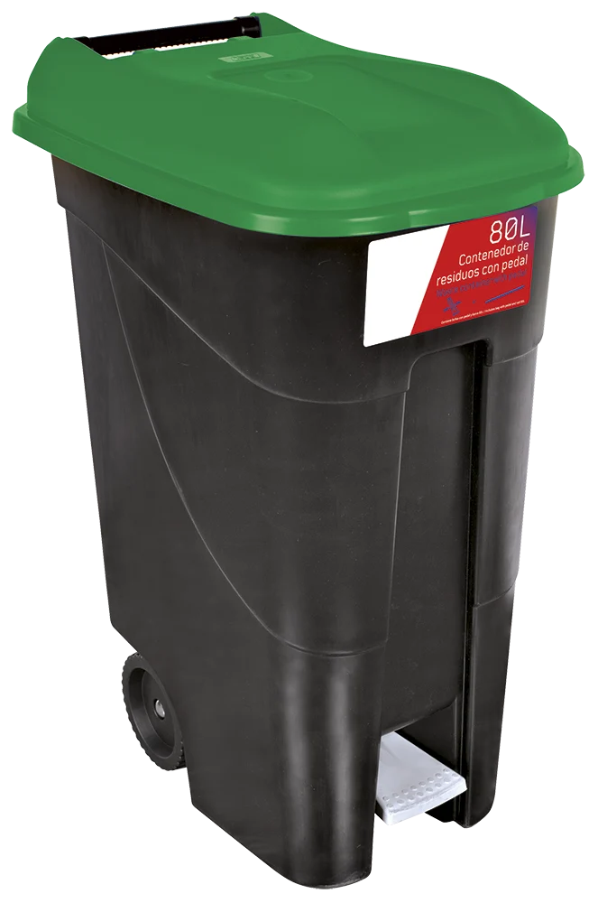 Conteneur à déchets 80L série GO Vert