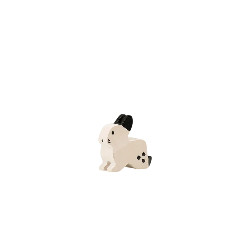 Trauffer Hase sitzend weiss