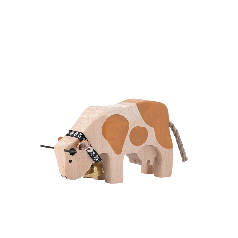 Trauffer Kuh 1 fressend Simmentaler