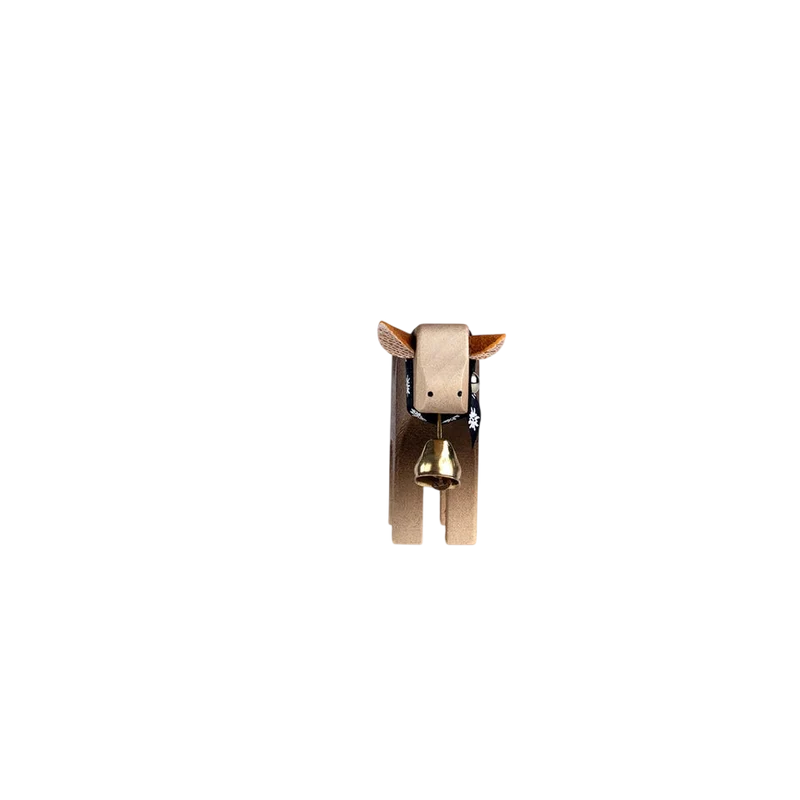 Trauffer Kalb mit Glocke Braunvieh