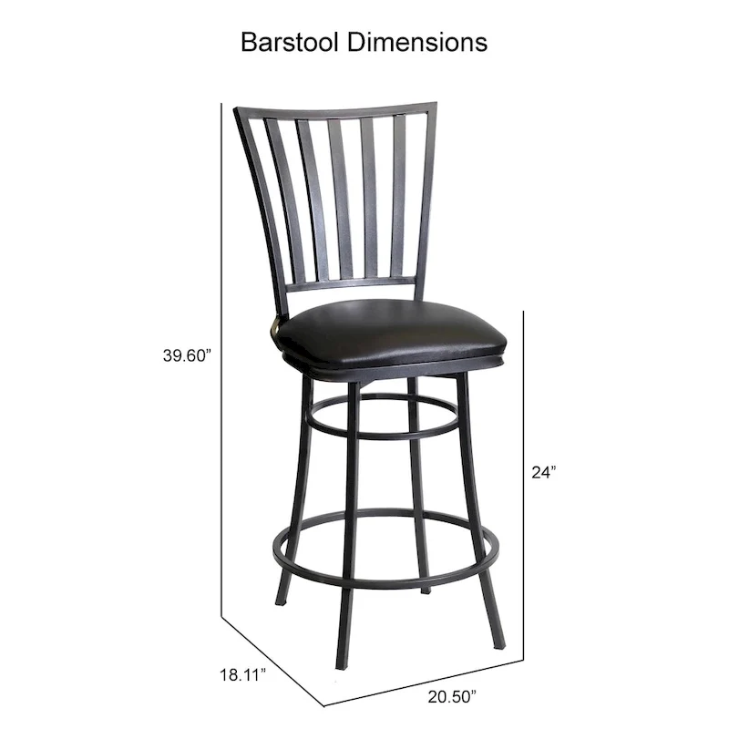 Copper Grove Stewart Commercial Grade Swivel Bar Stool