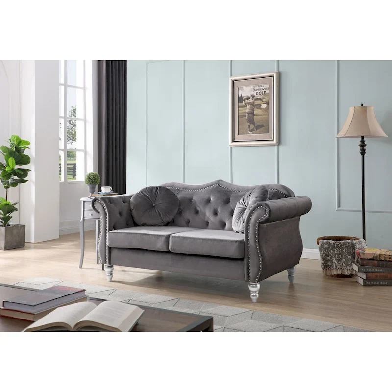 Hollywood Velvet Loveseat