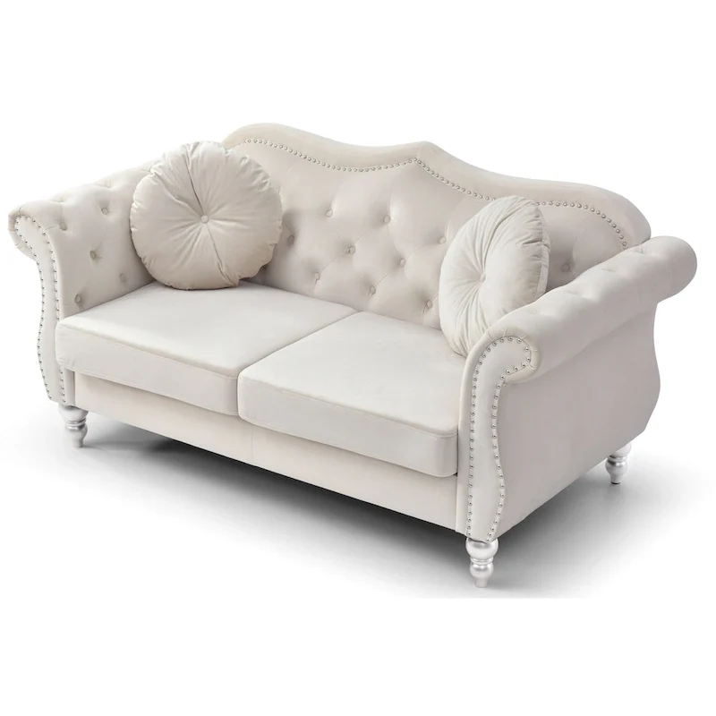 Hollywood Velvet Loveseat