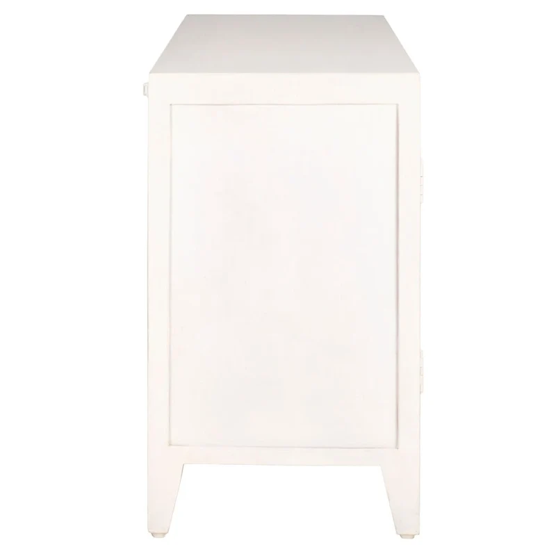 SAFAVIEH Ciji 2-Shelf 2-Door Media Stand (Fits Up To A 60 Flatscreen TV) - 55 In. W x 15 In. D x 26 In. H - 55Wx15Dx26H
