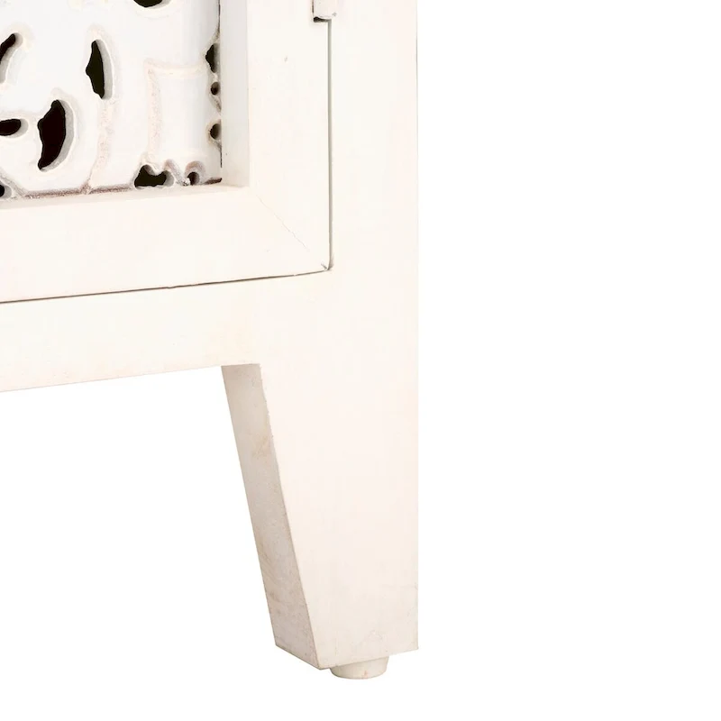 SAFAVIEH Ciji 2-Shelf 2-Door Media Stand (Fits Up To A 60 Flatscreen TV) - 55 In. W x 15 In. D x 26 In. H - 55Wx15Dx26H