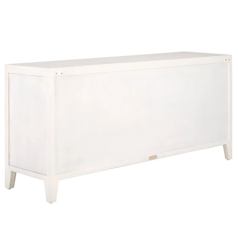 SAFAVIEH Ciji 2-Shelf 2-Door Media Stand (Fits Up To A 60 Flatscreen TV) - 55 In. W x 15 In. D x 26 In. H - 55Wx15Dx26H