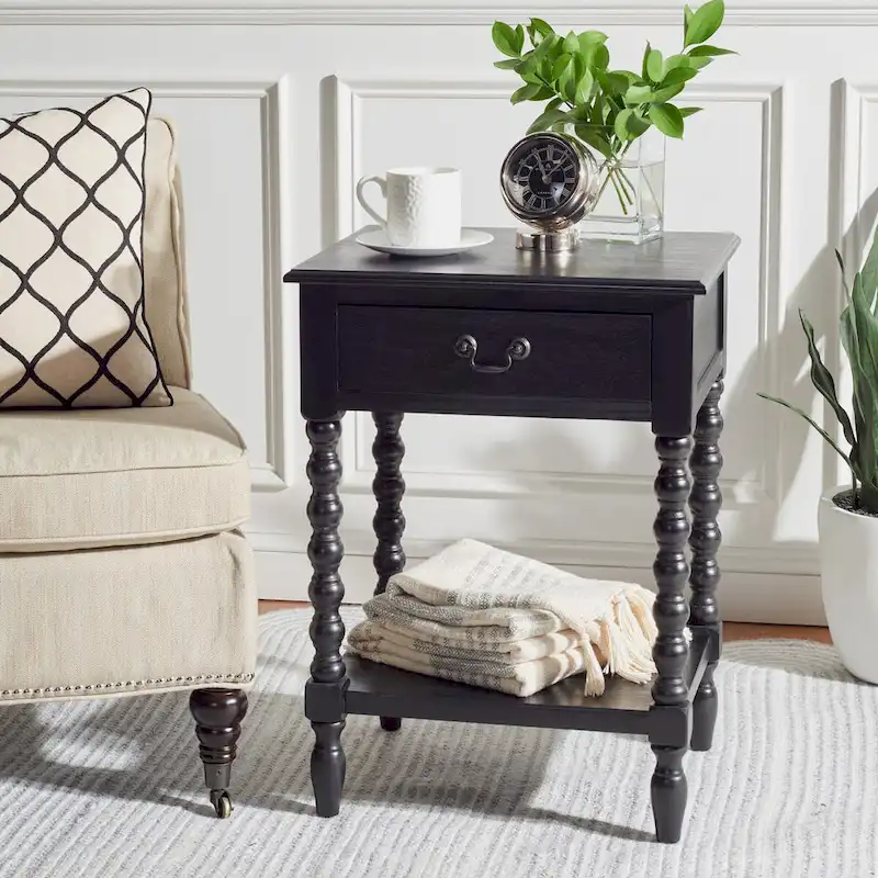 SAFAVIEH Christena Accent Table - 19 W x 15.8 L x 26 H - 19Wx16Dx26H