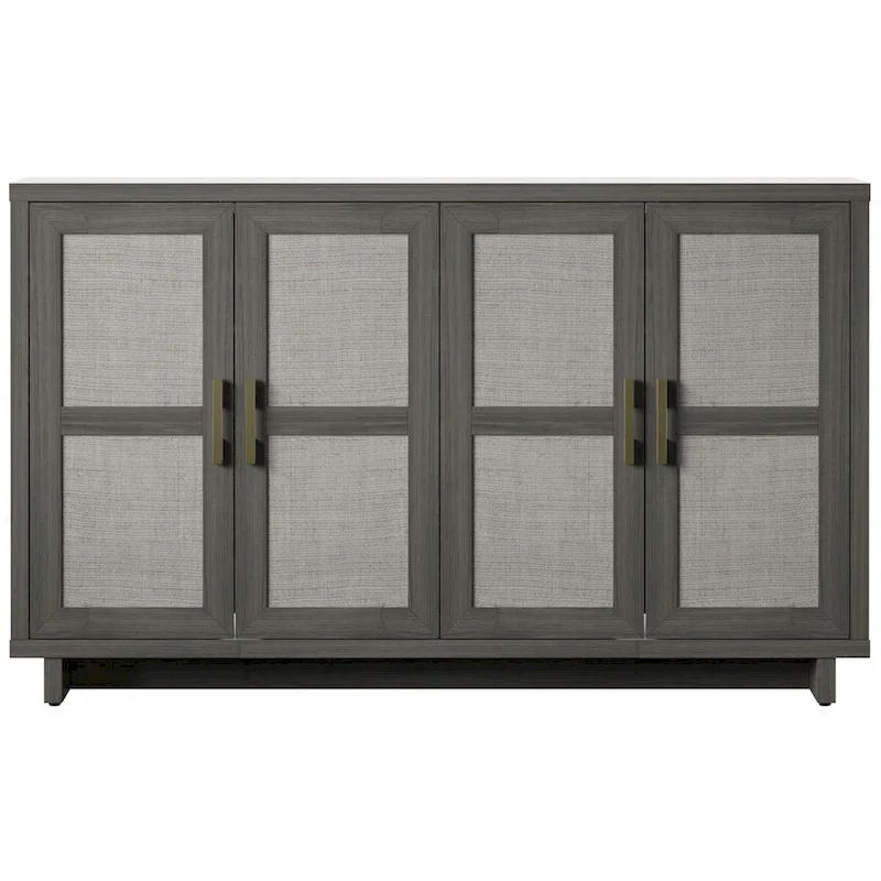 Coastal Sideboard with Linen Inspired Accents